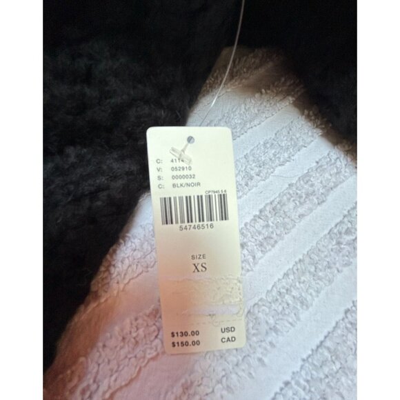 New Anthropologie Rae Cropped Cardigan XS Wool Alpaca Knit Bolero Black $130 - Picture 6 of 9